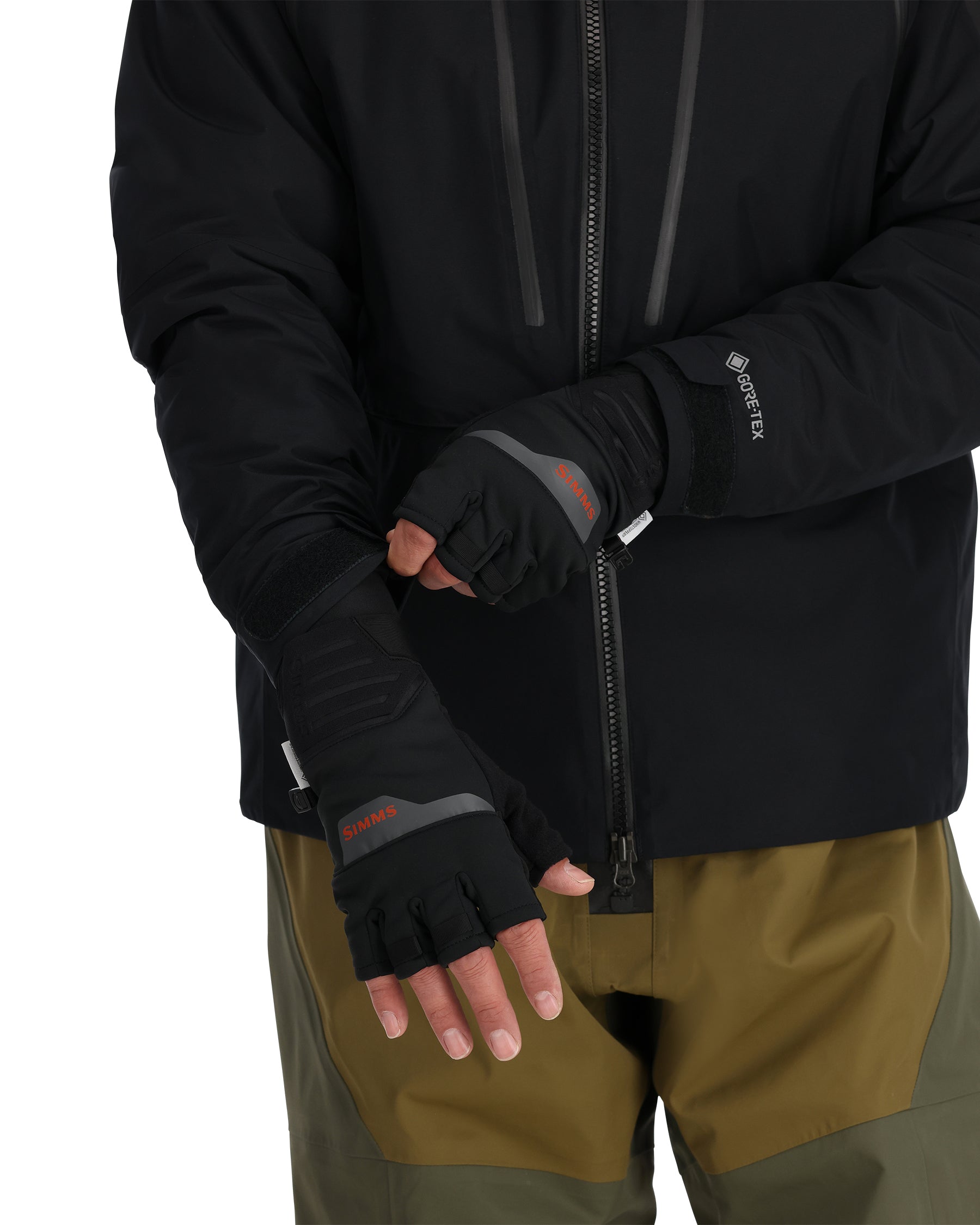 Simms WINDSTOPPER® Half-Finger Fishing Glove For Men