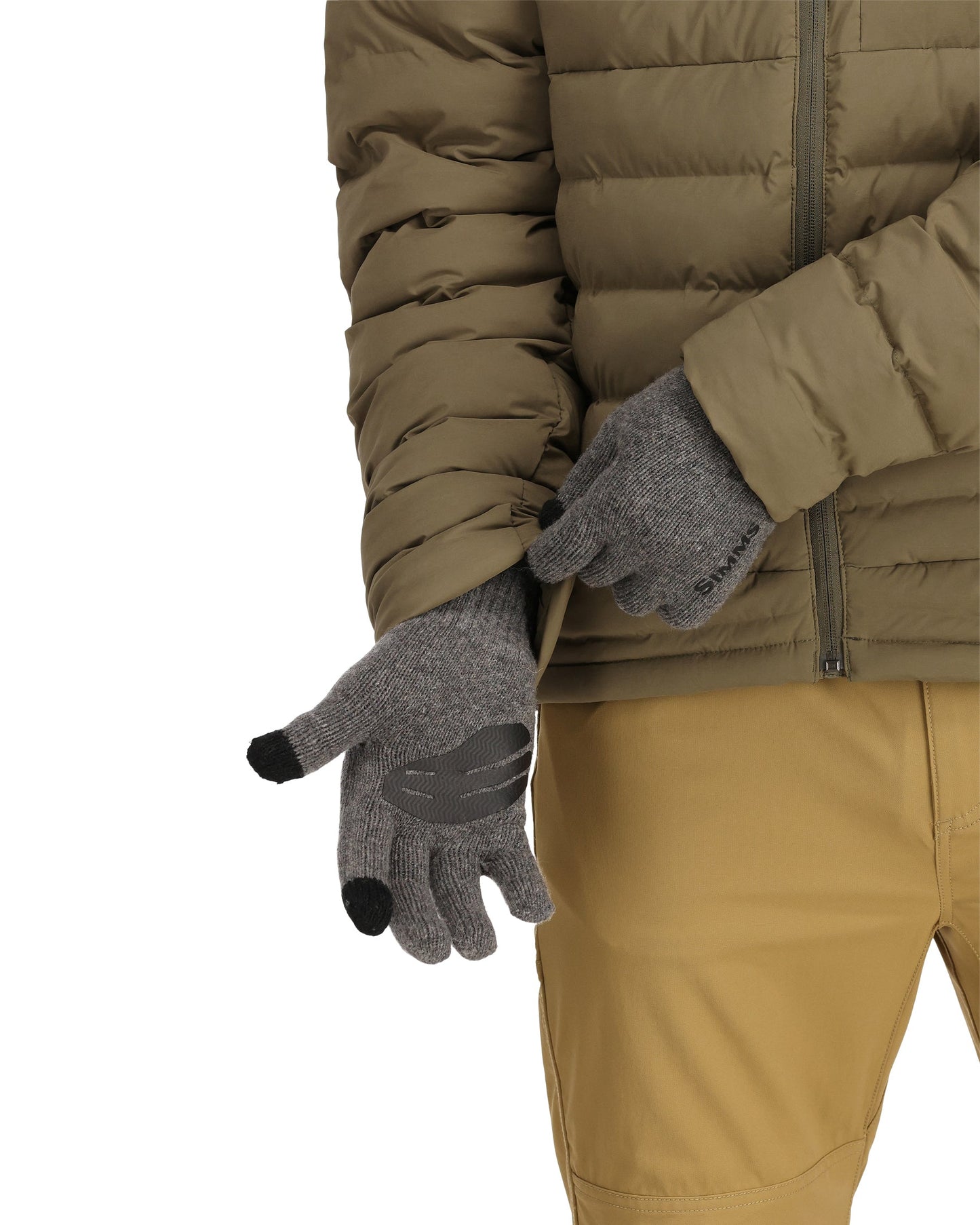 Simms Wool Full Finger Glove For Men
