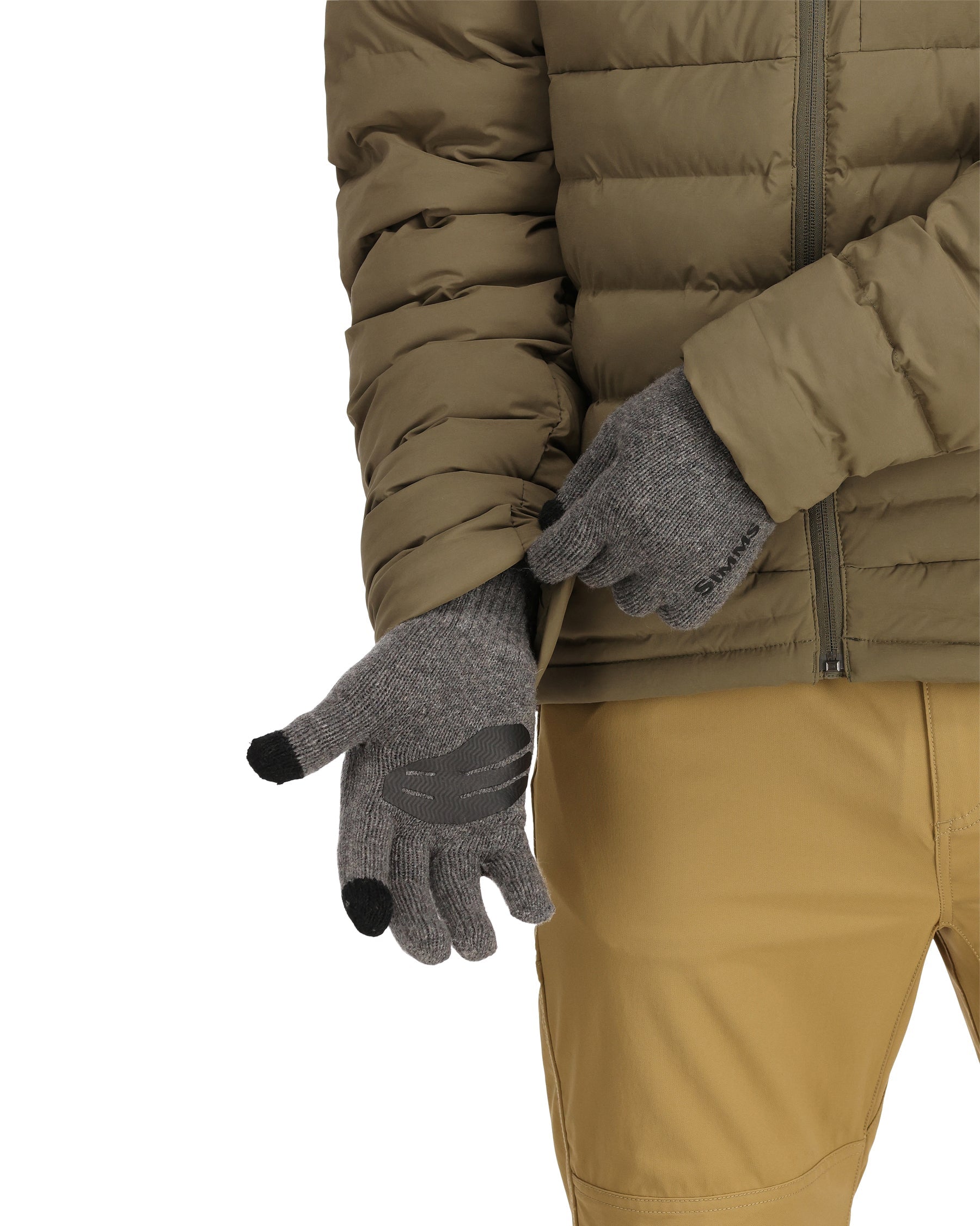 Simms Wool Full Finger Glove For Men