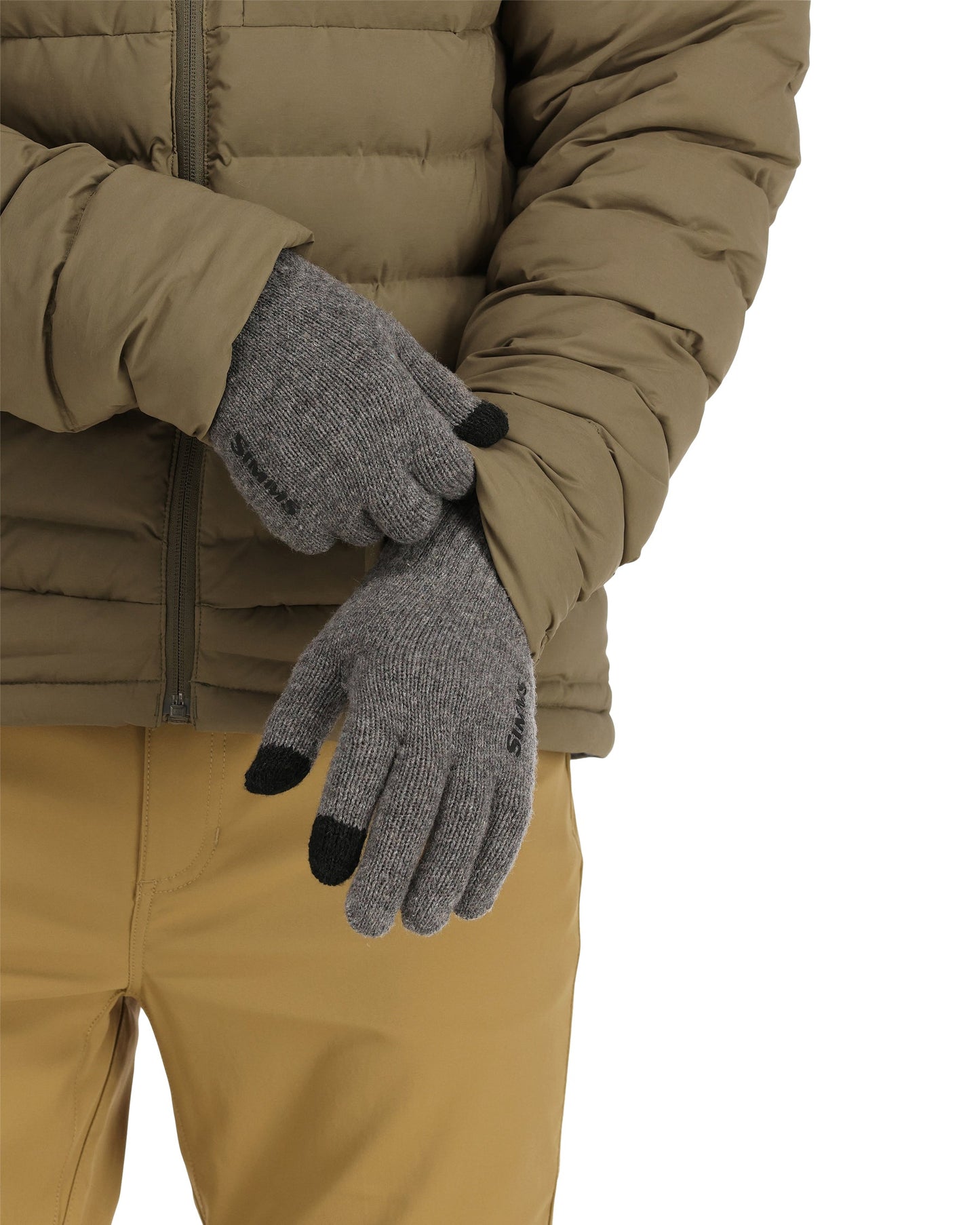 Simms Wool Full Finger Glove For Men