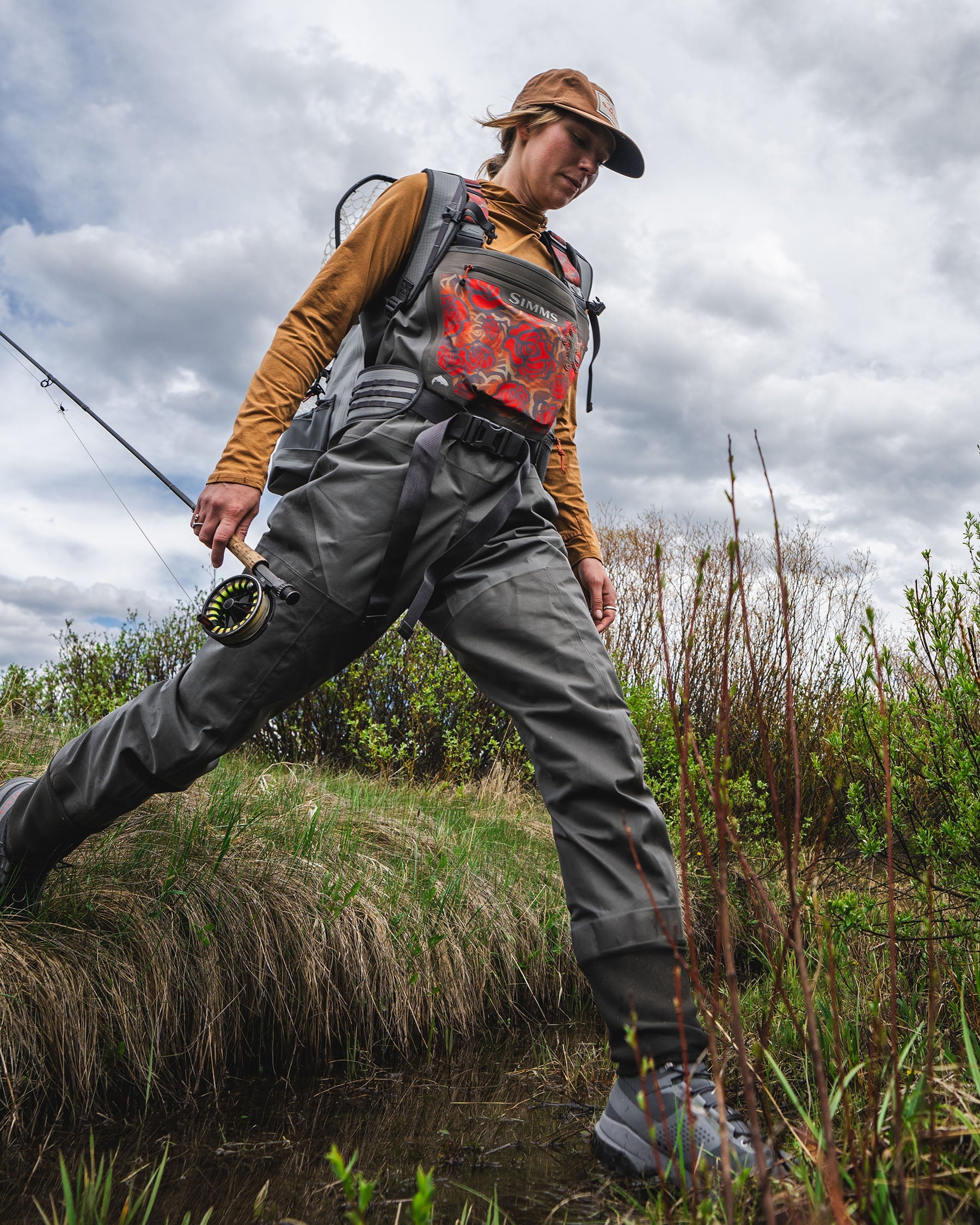Simms Grateful Dead G3 Guide Waders - Roses Edition For Women|Men