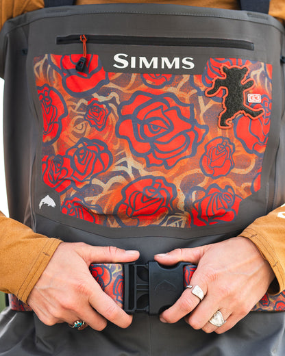 Simms Grateful Dead G3 Guide Waders - Roses Edition For Women|Men