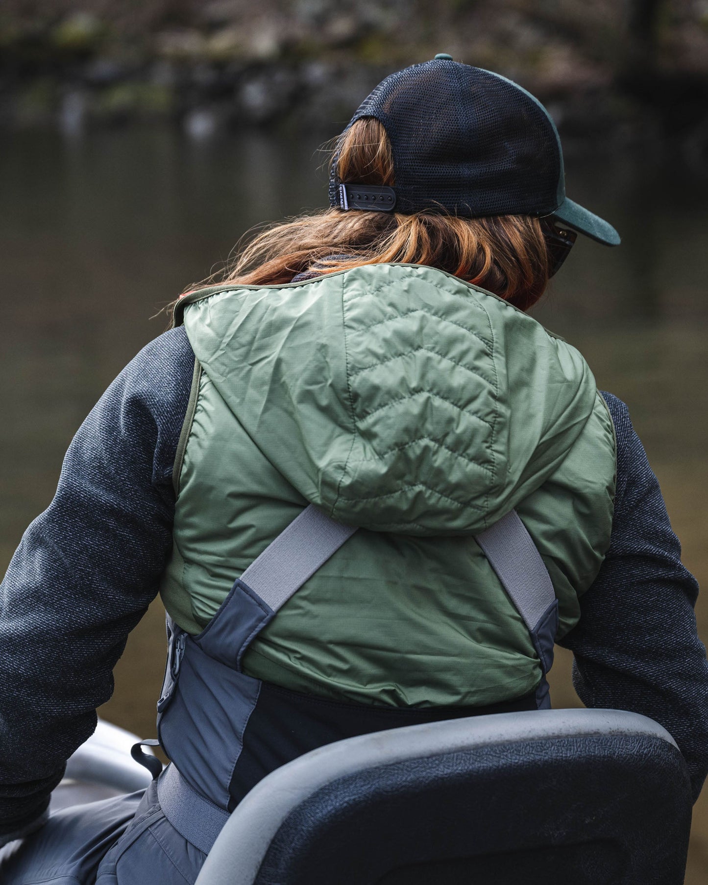 Simms Fall Run Hybrid Hooded Vest For Women