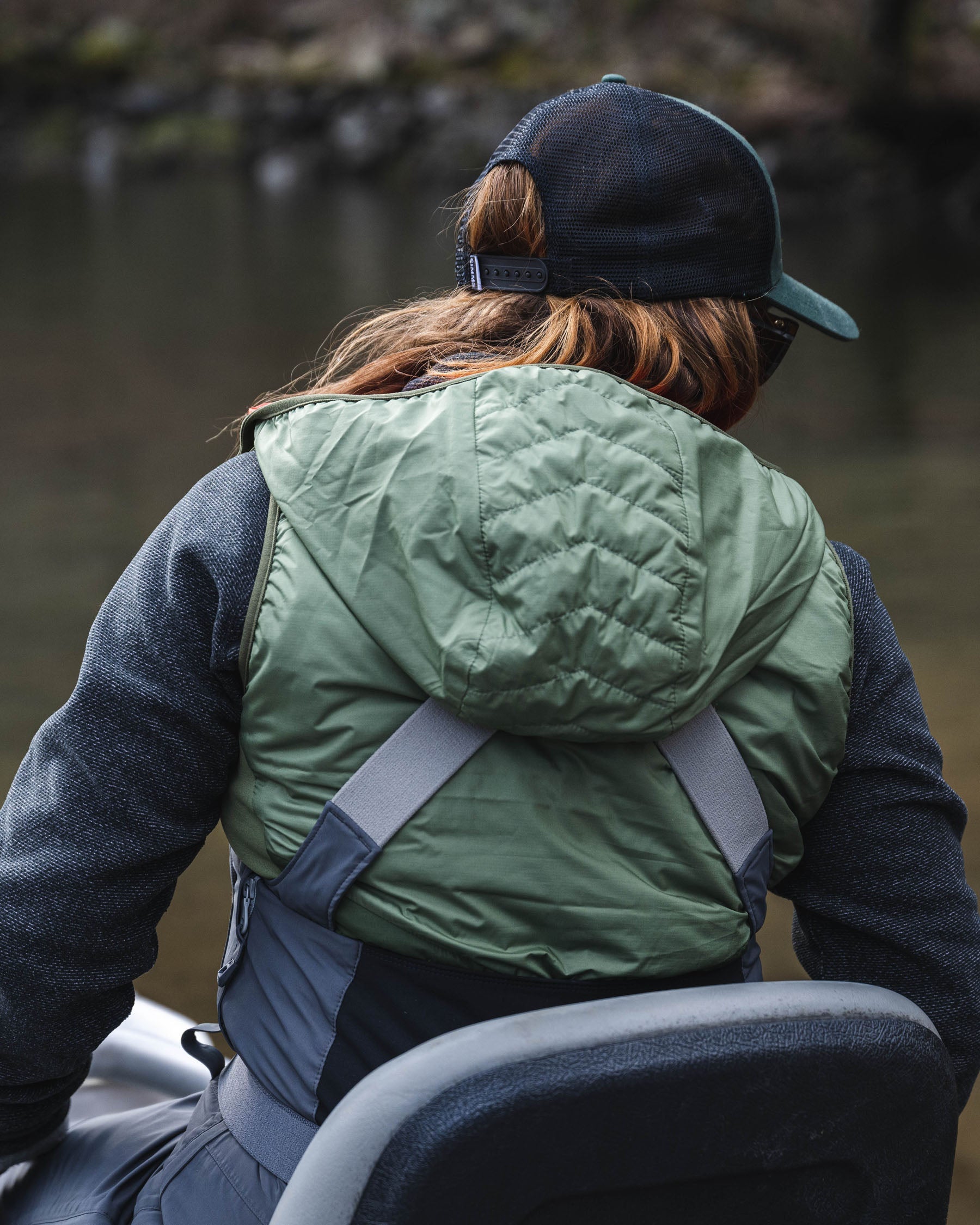 Simms Fall Run Hybrid Hooded Vest For Women