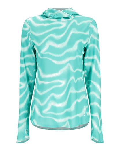 Wave Print Gulf Blue,XS