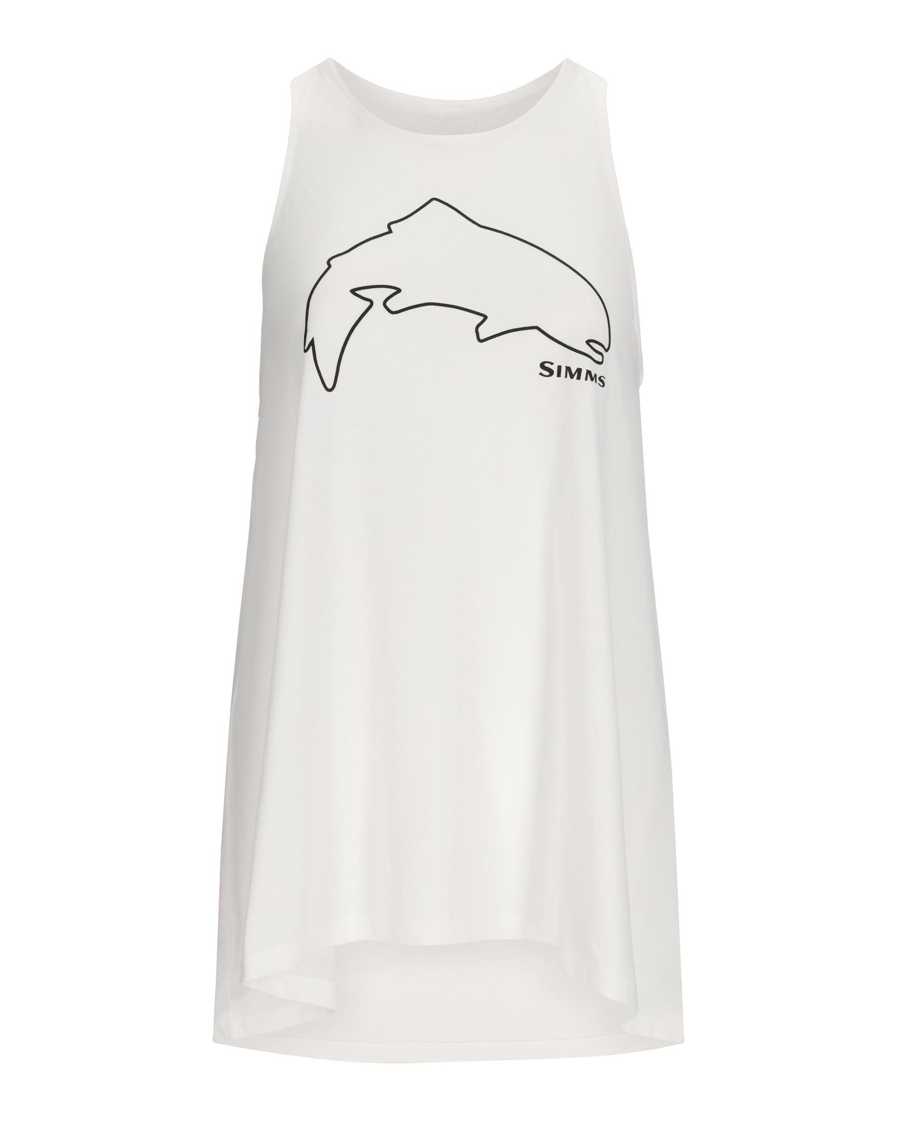 Simms Trout Outline Tank Top For Women