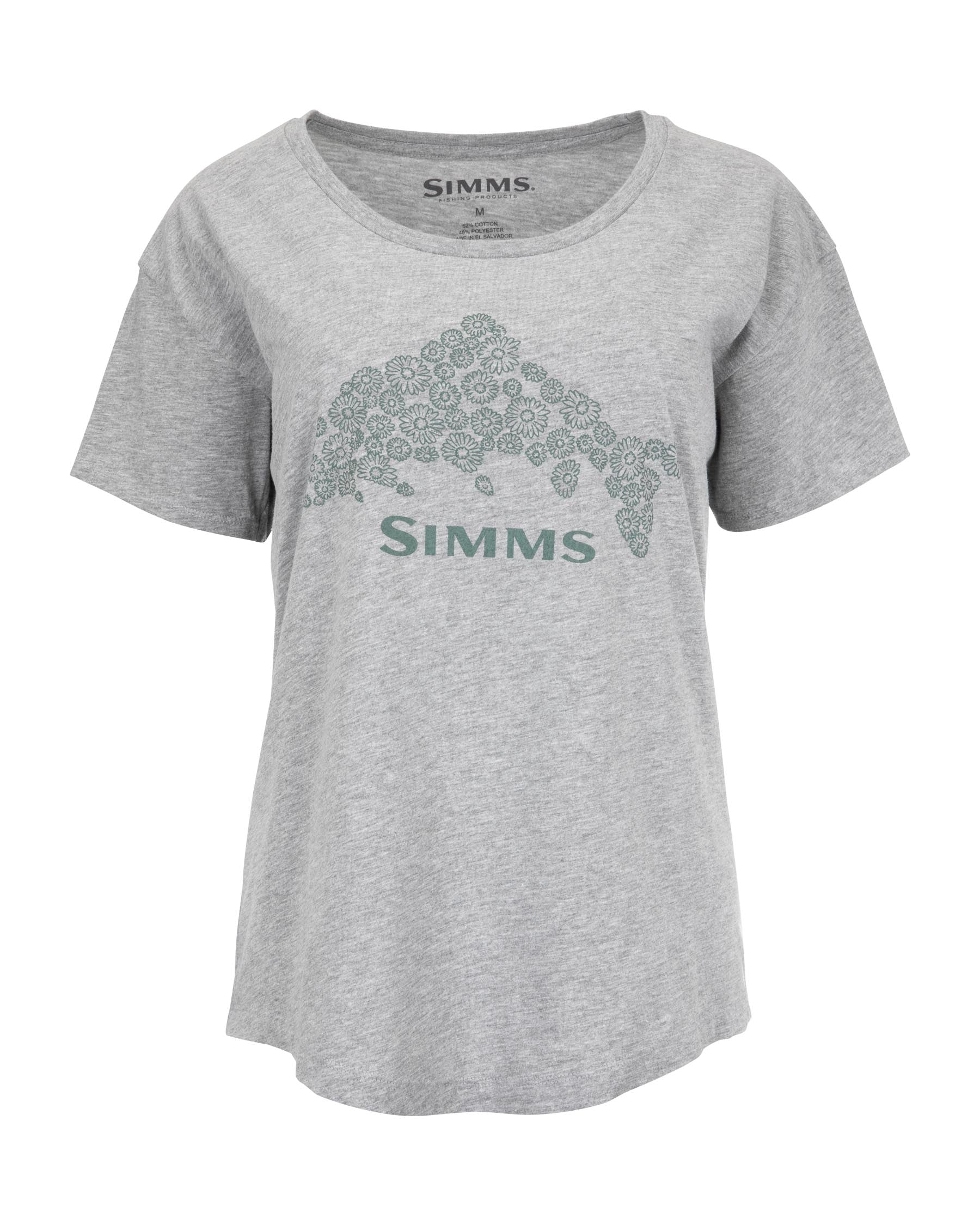 Simms Floral Trout T-Shirt For Women