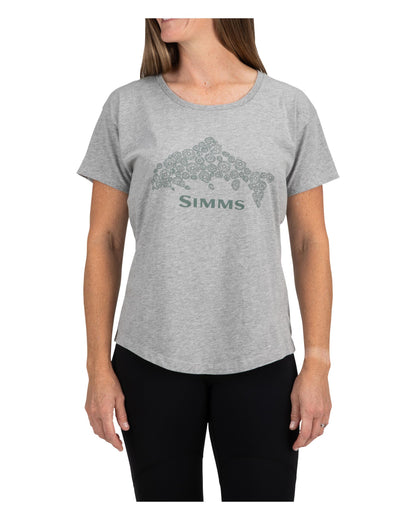 Simms Floral Trout T-Shirt For Women