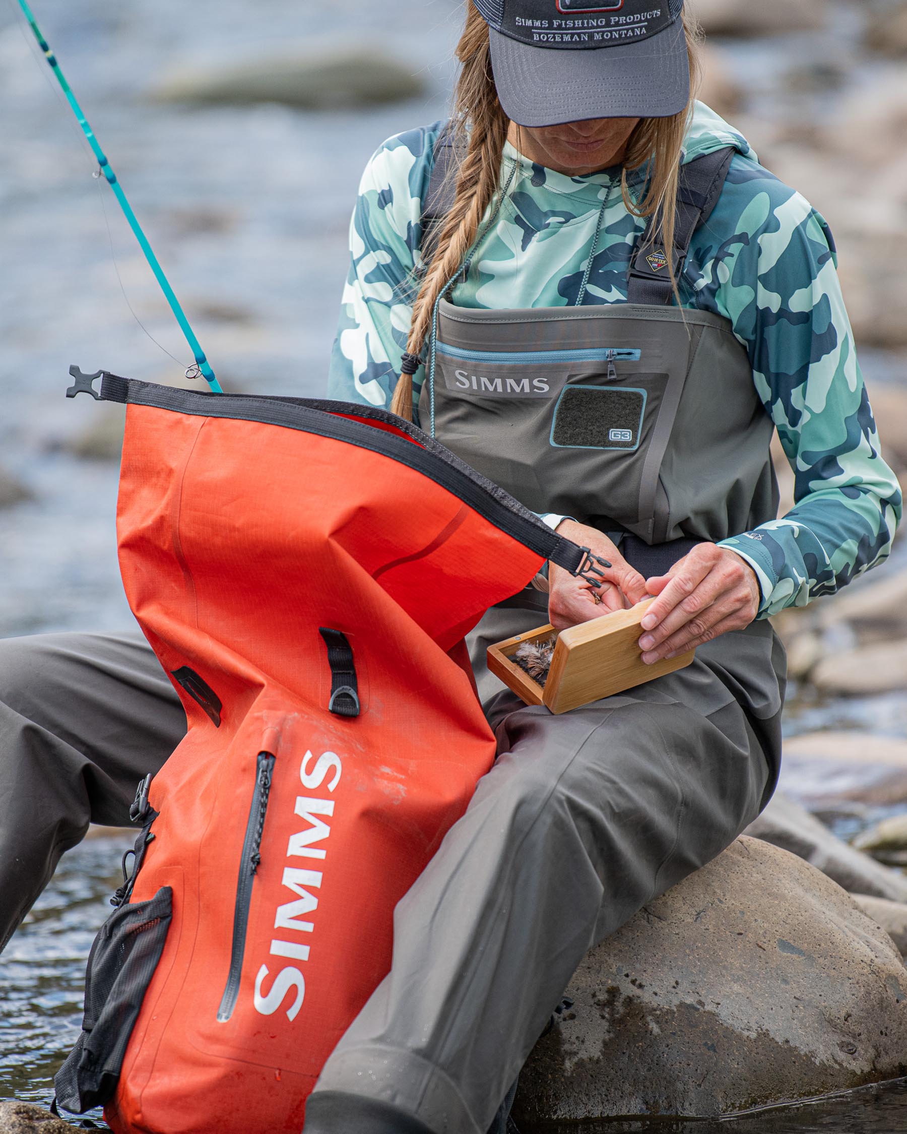 Simms Dry Creek Rolltop Backpack For Gear