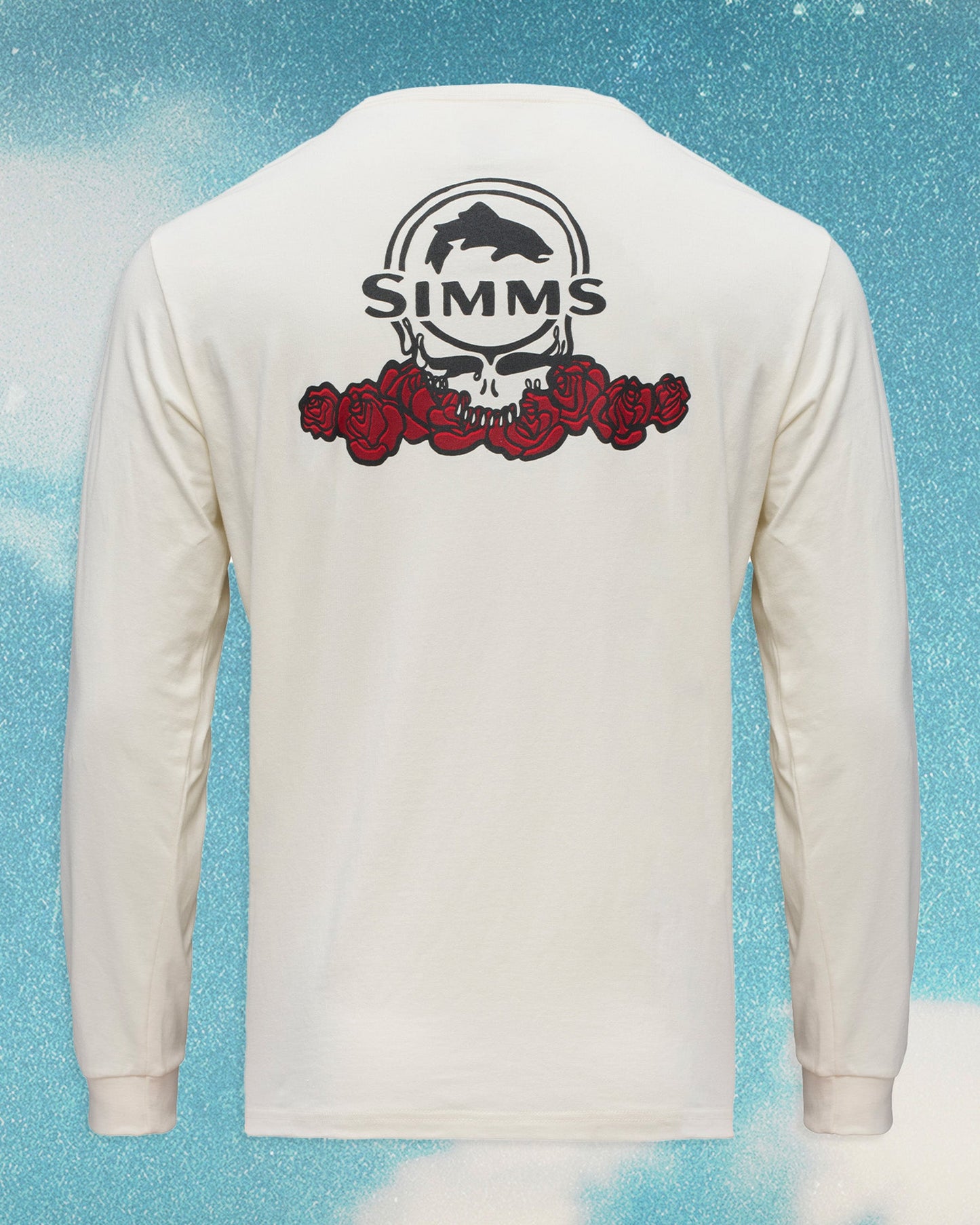 Simms Grateful Dead Roses LS T-Shirt For Men
