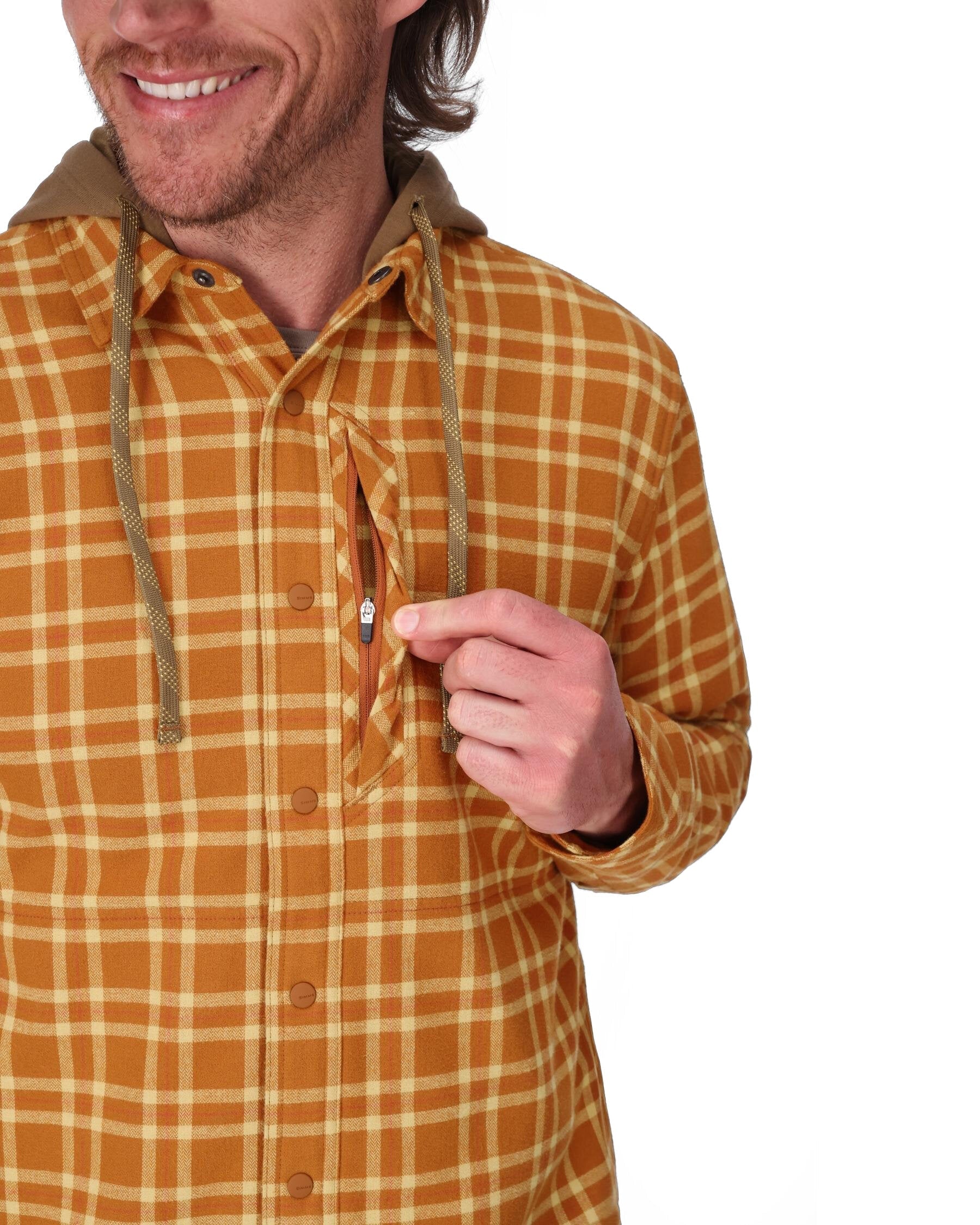 Simms Coldweather Hooded Shacket For Men