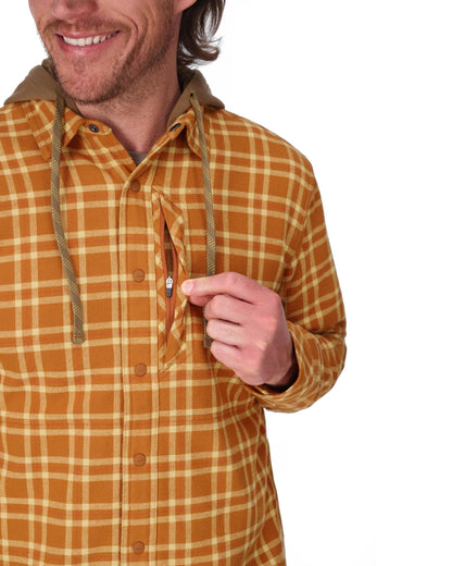 Simms Coldweather Hooded Shacket For Men