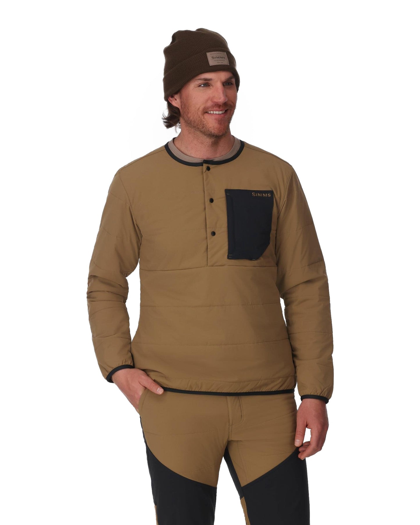 Simms Midstream Wool Insulated Henley For Men