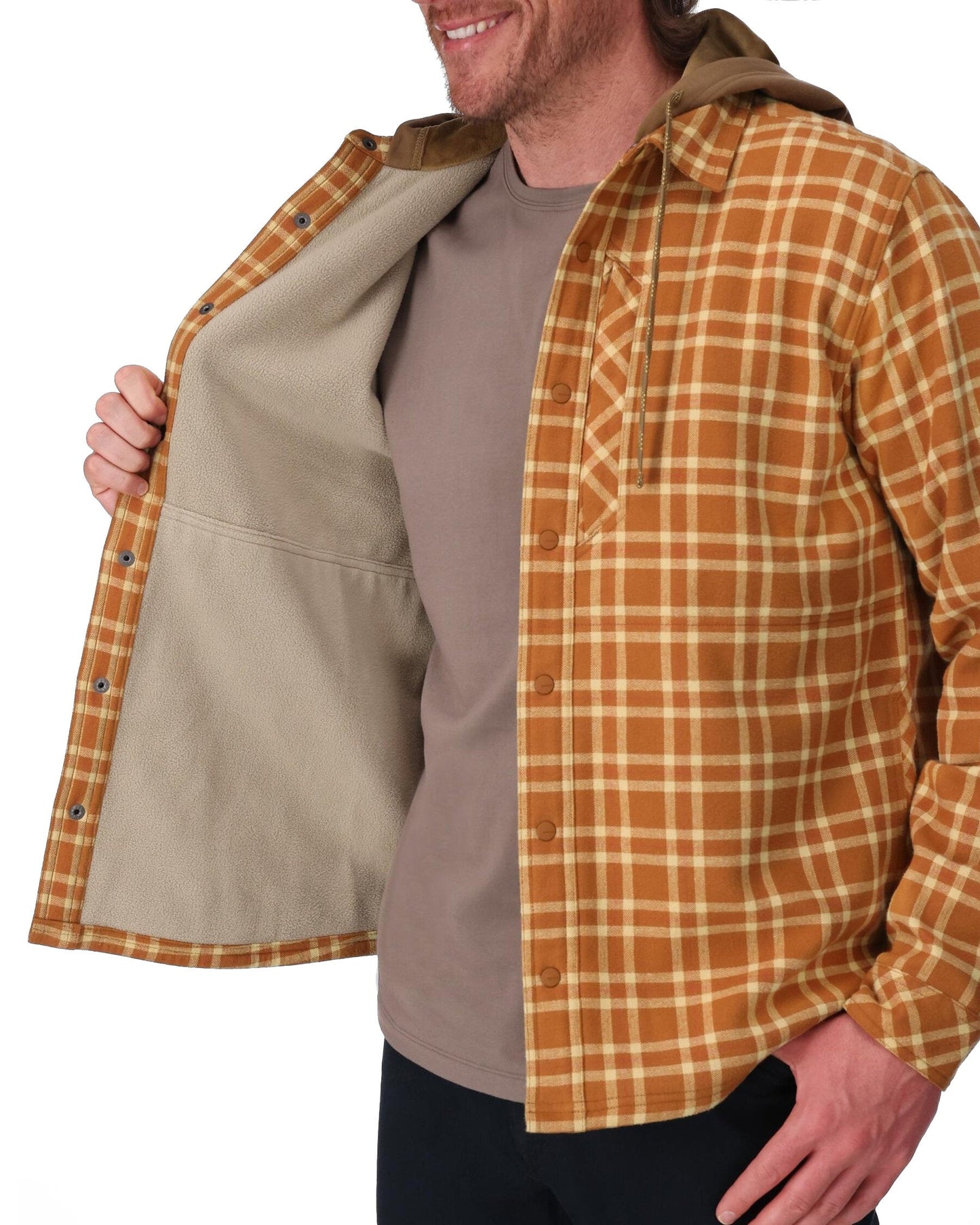 Simms Coldweather Hooded Shacket For Men