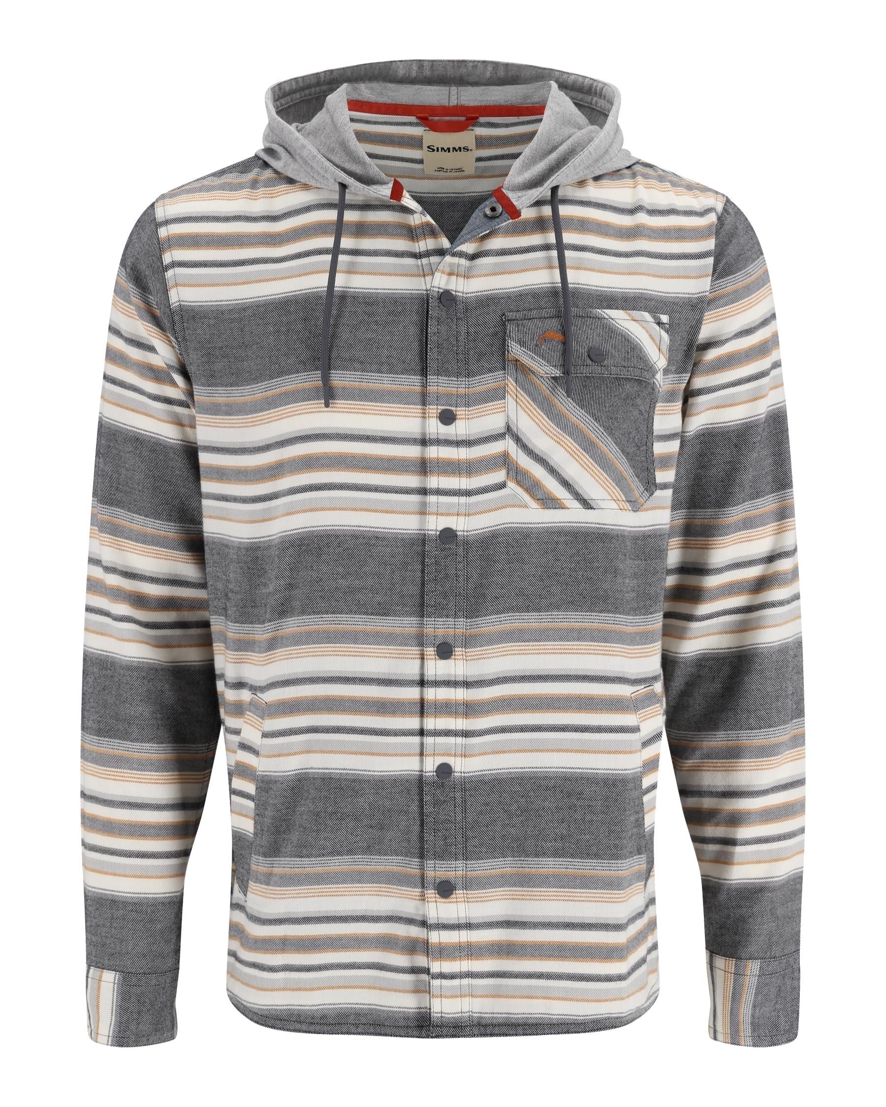 Simms Santee Flannel Hoody  - Past Season For Men