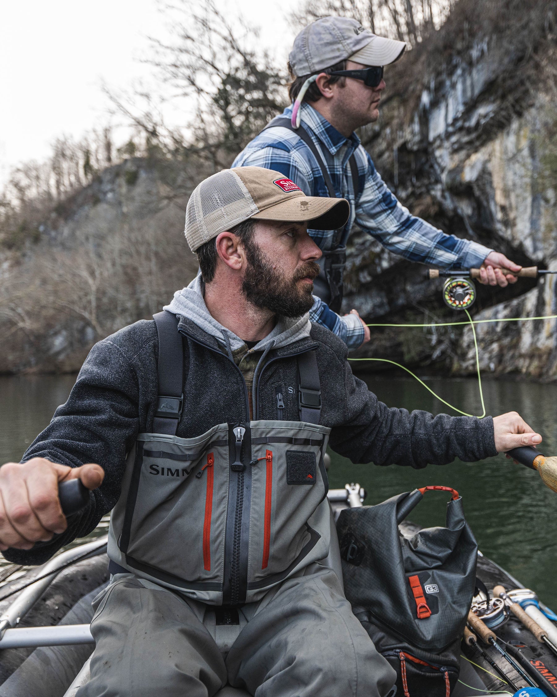 Simms Rivershed-Full Zip Fleece For Men