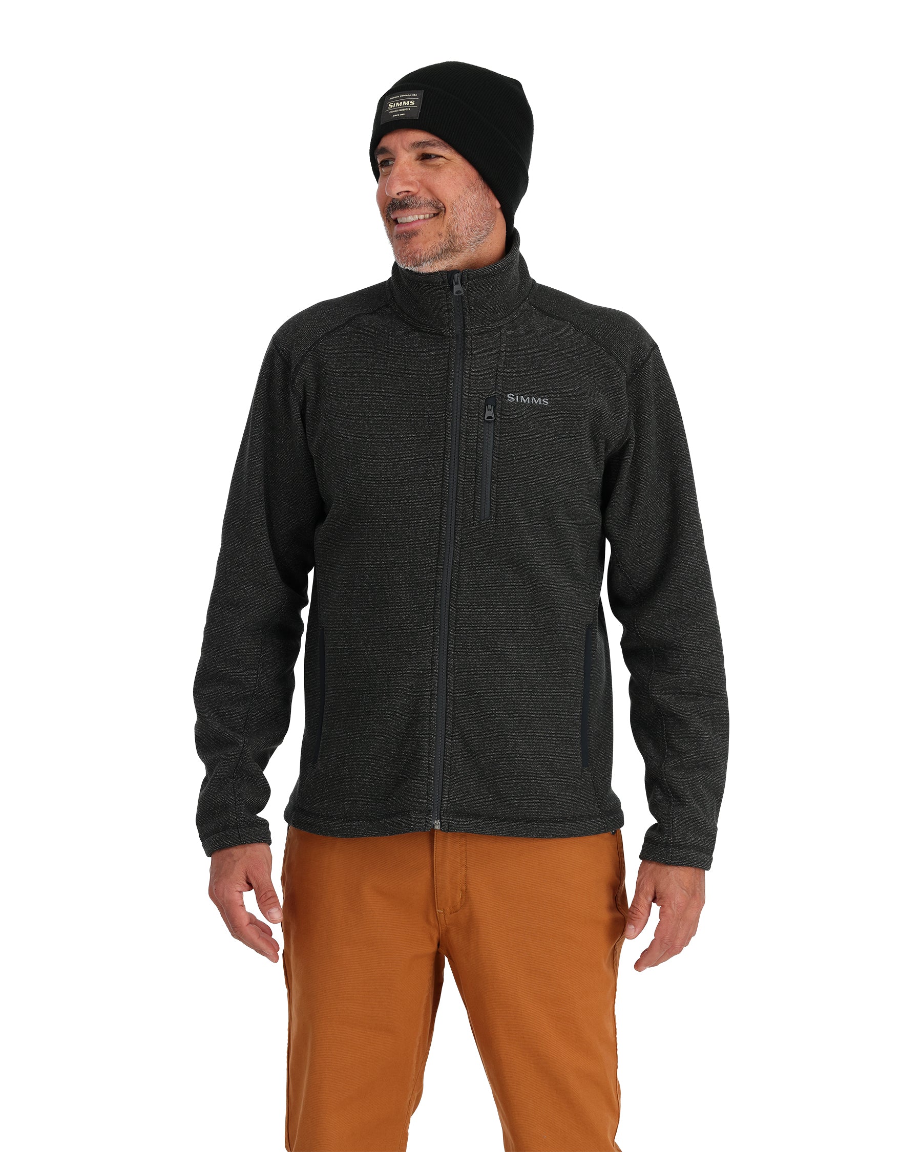 Simms Rivershed-Full Zip Fleece For Men
