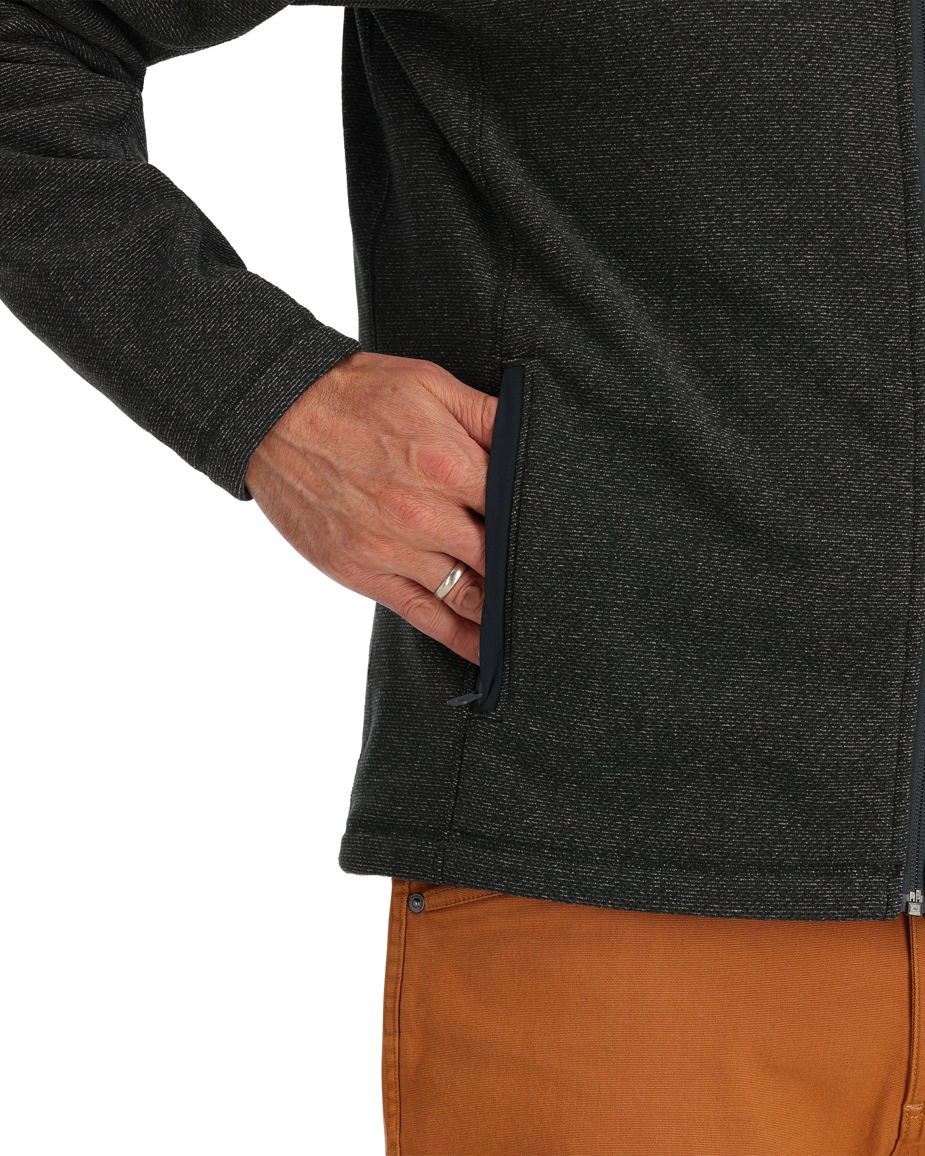 Simms Rivershed-Full Zip Fleece For Men