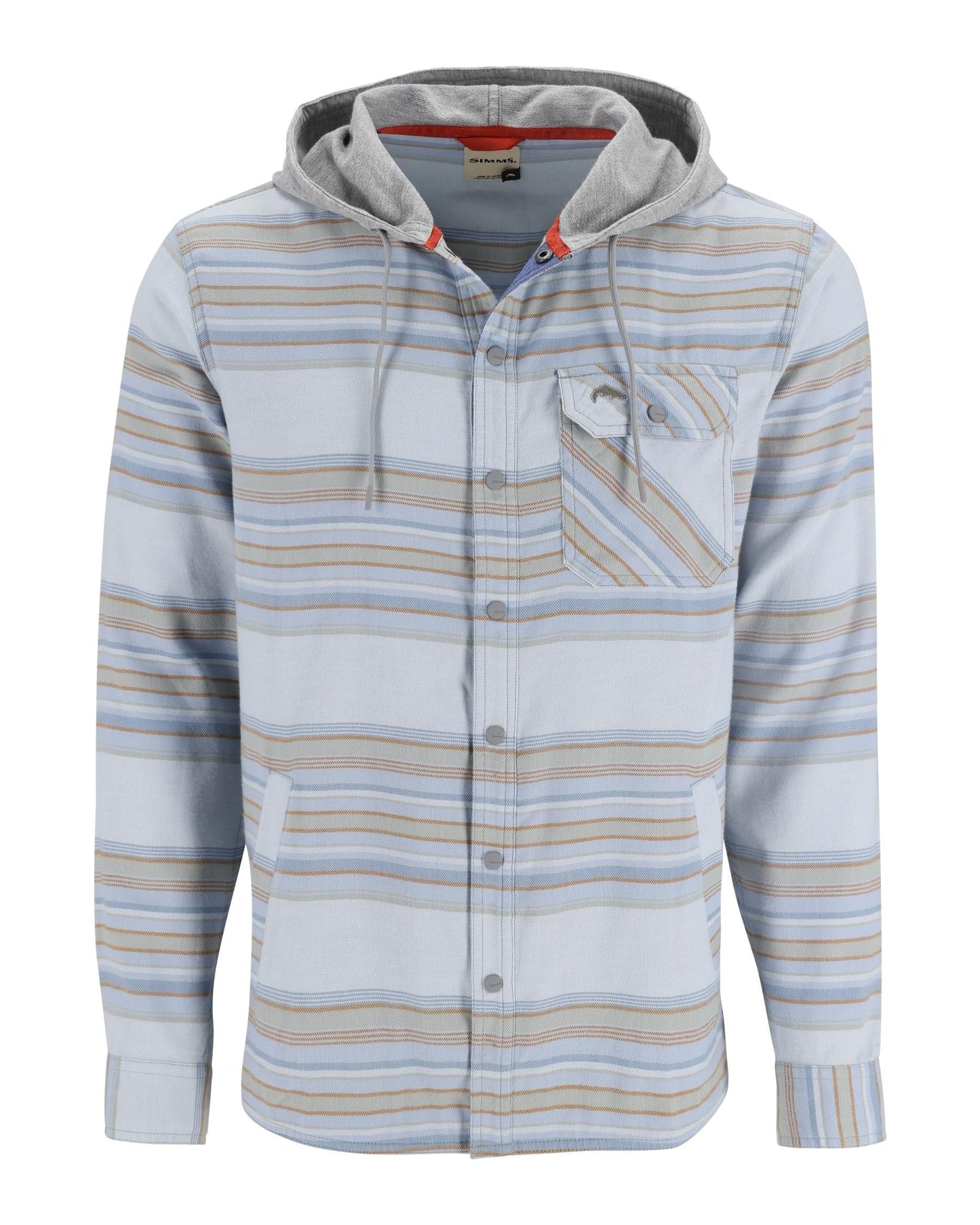 Simms Santee Flannel Hoody  - Past Season For Men