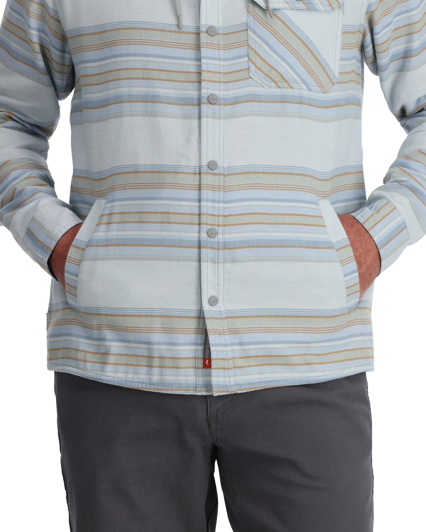 Simms Santee Flannel Hoody  - Past Season For Men