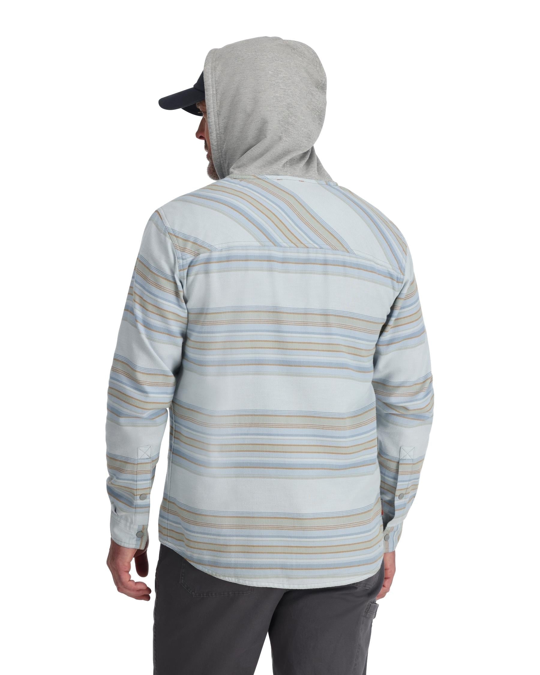 Simms Santee Flannel Hoody  - Past Season For Men