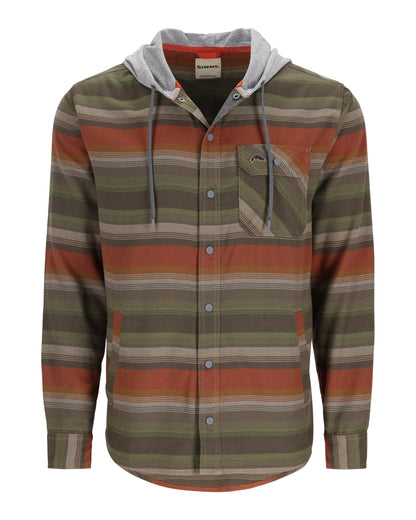 Simms Santee Flannel Hoody  - Past Season For Men