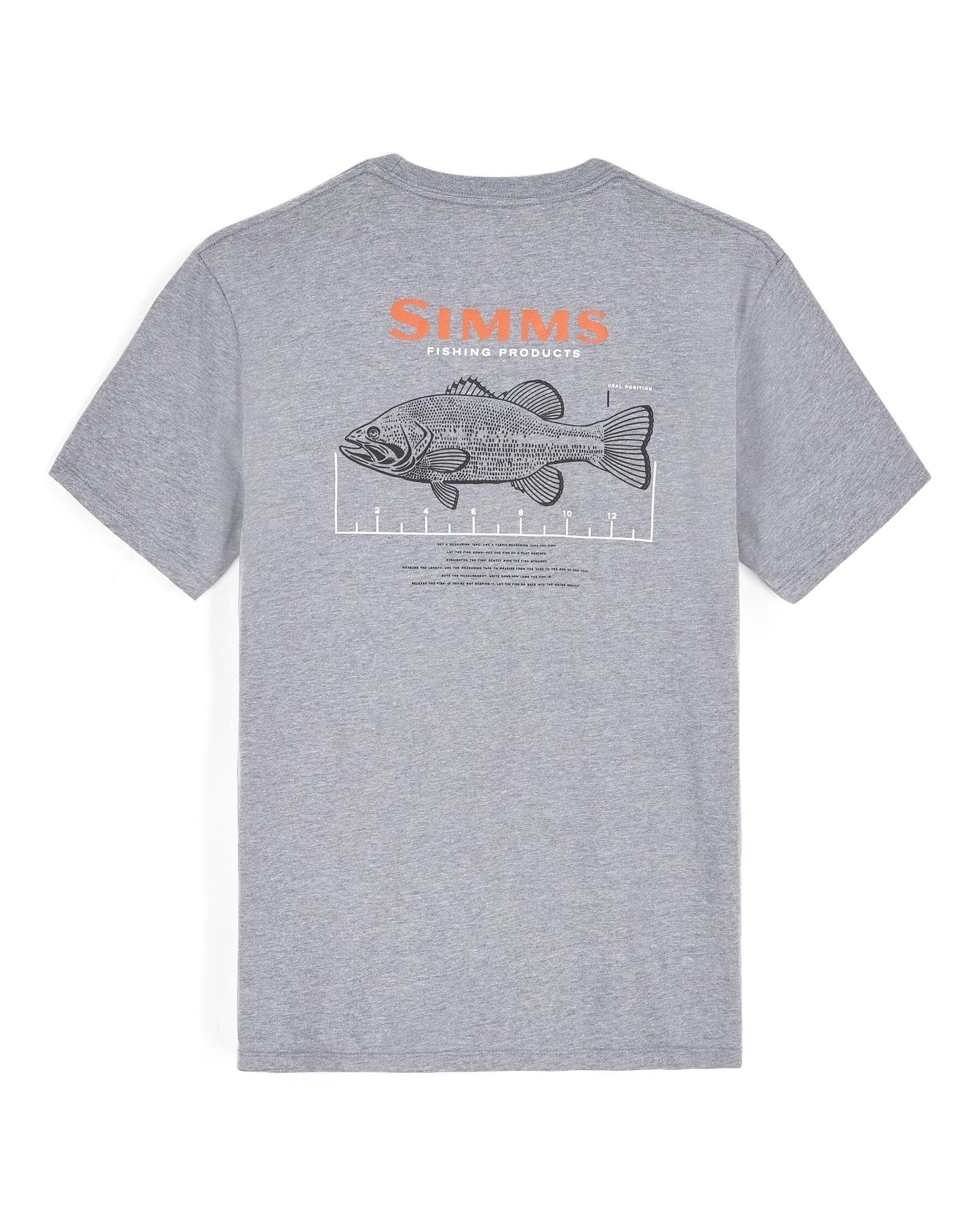 Simms Bass Ruler T-Shirt For Men