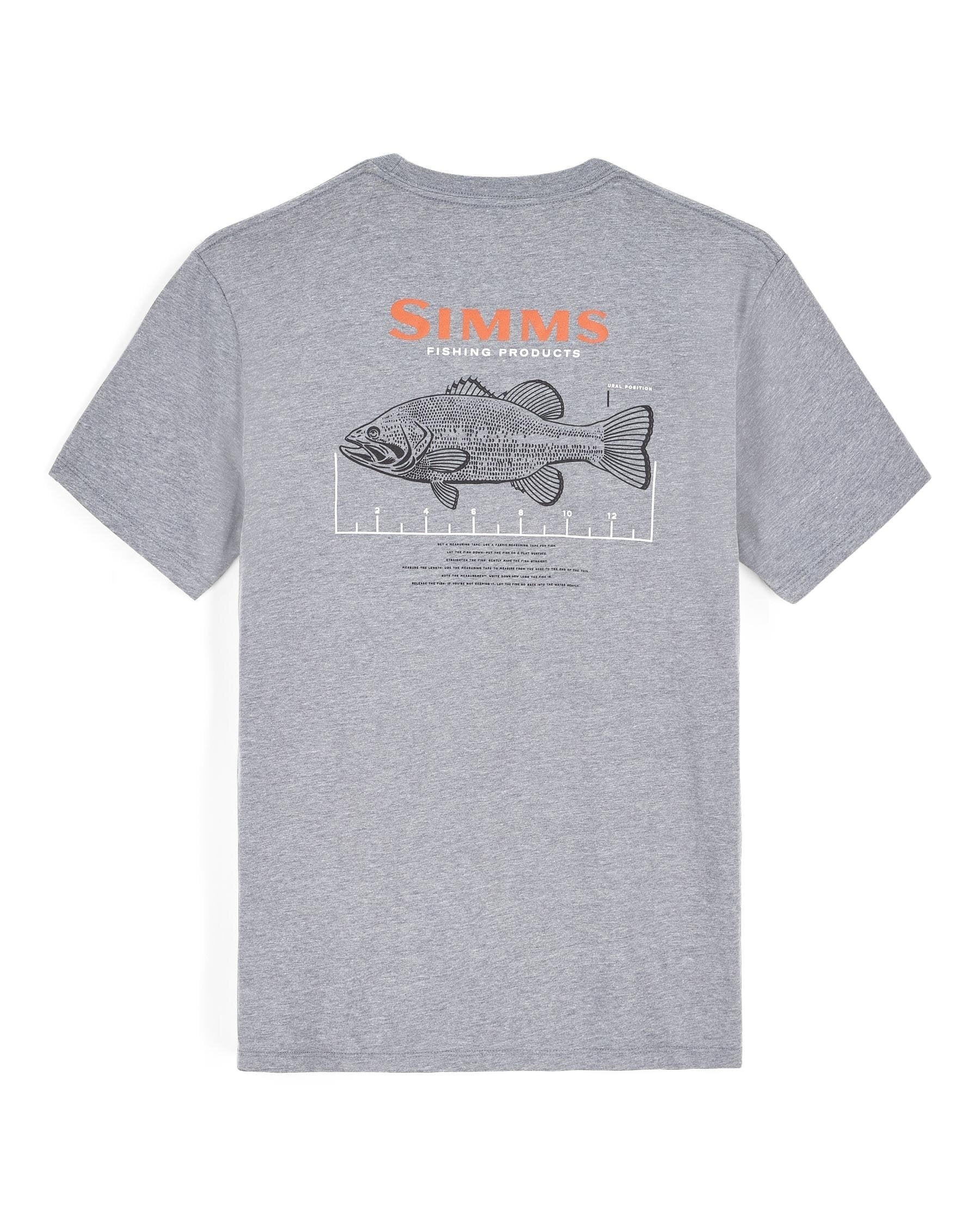 Simms Bass Ruler T-Shirt For Men