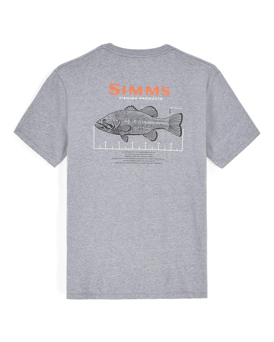Simms Bass Ruler T-Shirt For Men