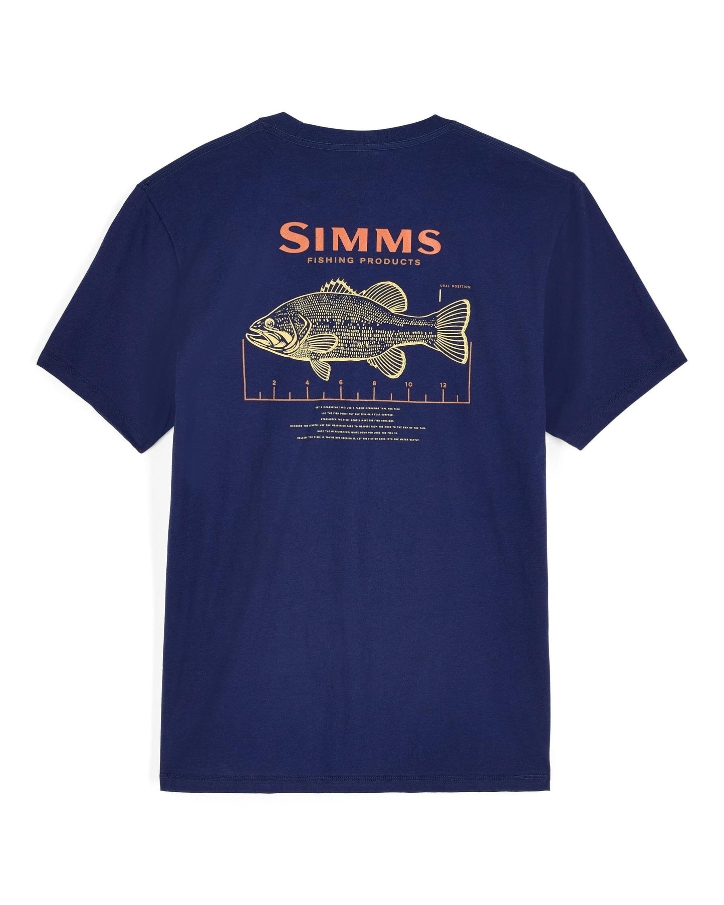 Simms Bass Ruler T-Shirt For Men