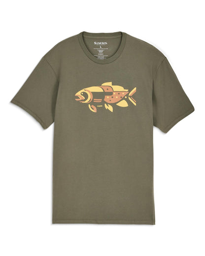 Simms Abstract Fresh T-Shirt For Men