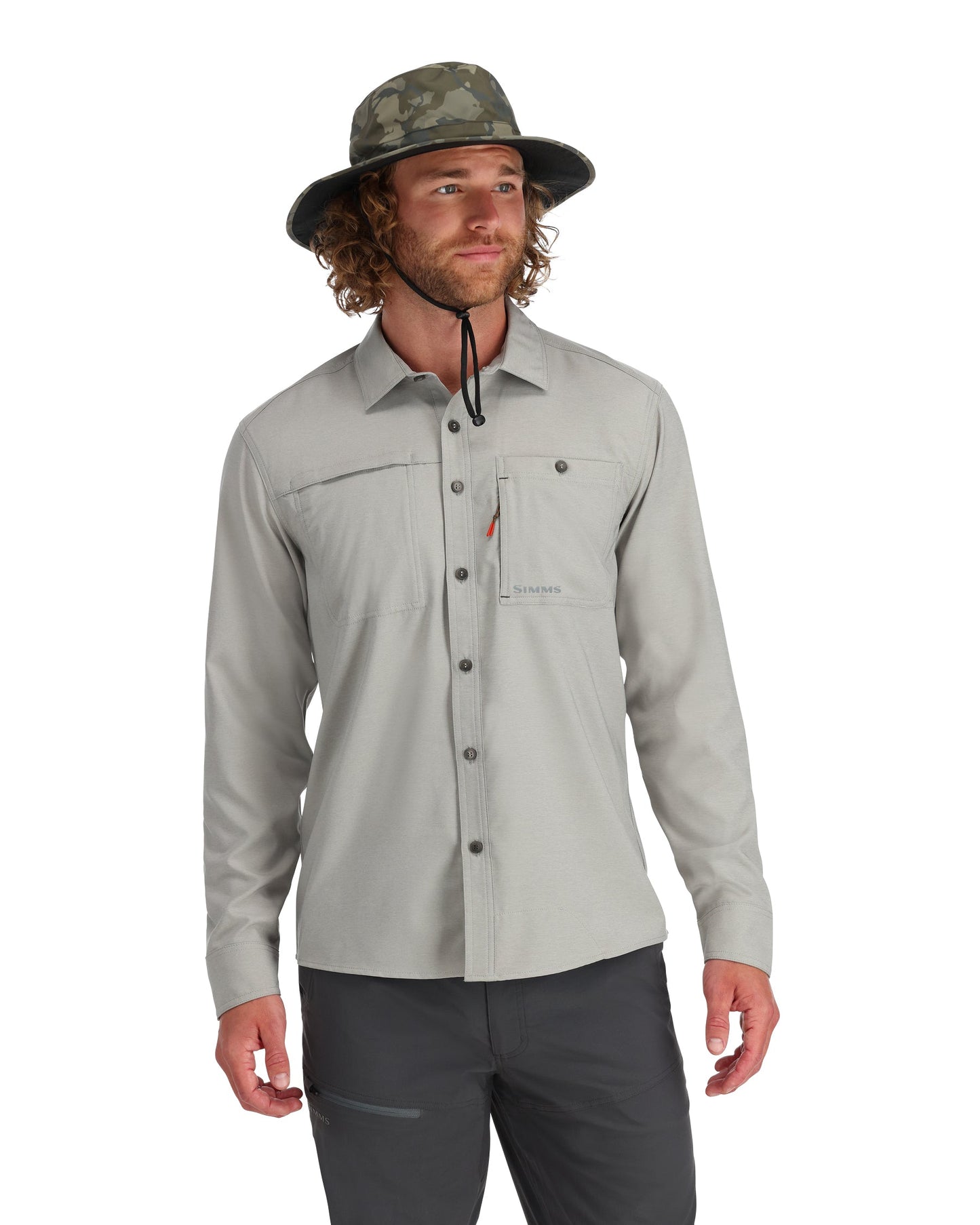 Simms Simms Challenger LS Shirt - Past Season For Men