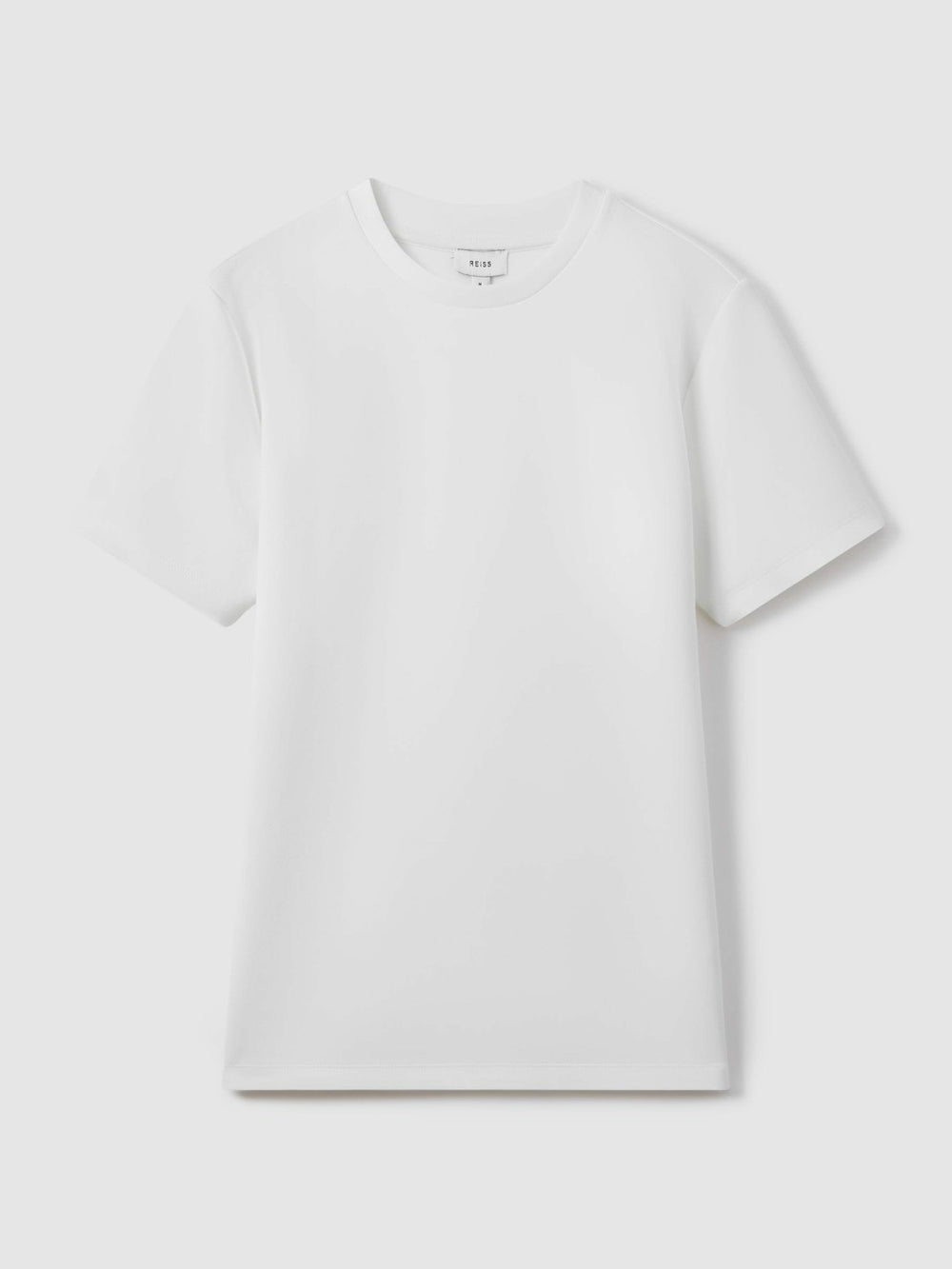 Interlock Jersey Crew Neck T-Shirt White | Men