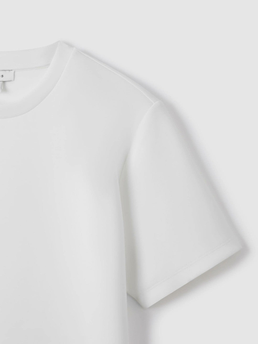 Interlock Jersey Crew Neck T-Shirt White | Men