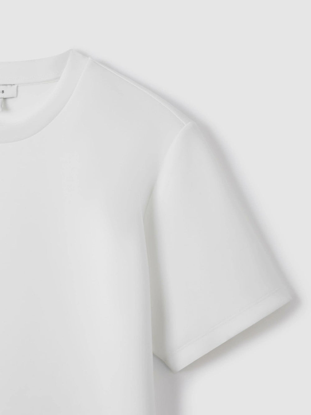 Interlock Jersey Crew Neck T-Shirt White | Men