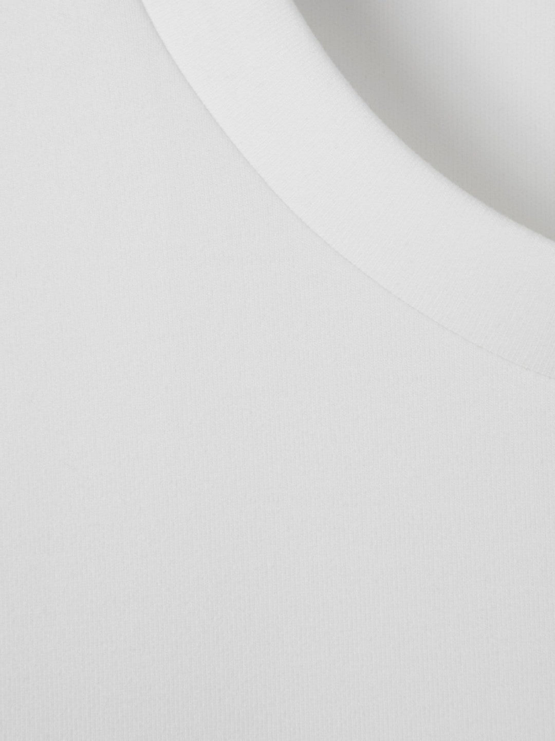 Interlock Jersey Crew Neck T-Shirt White | Men
