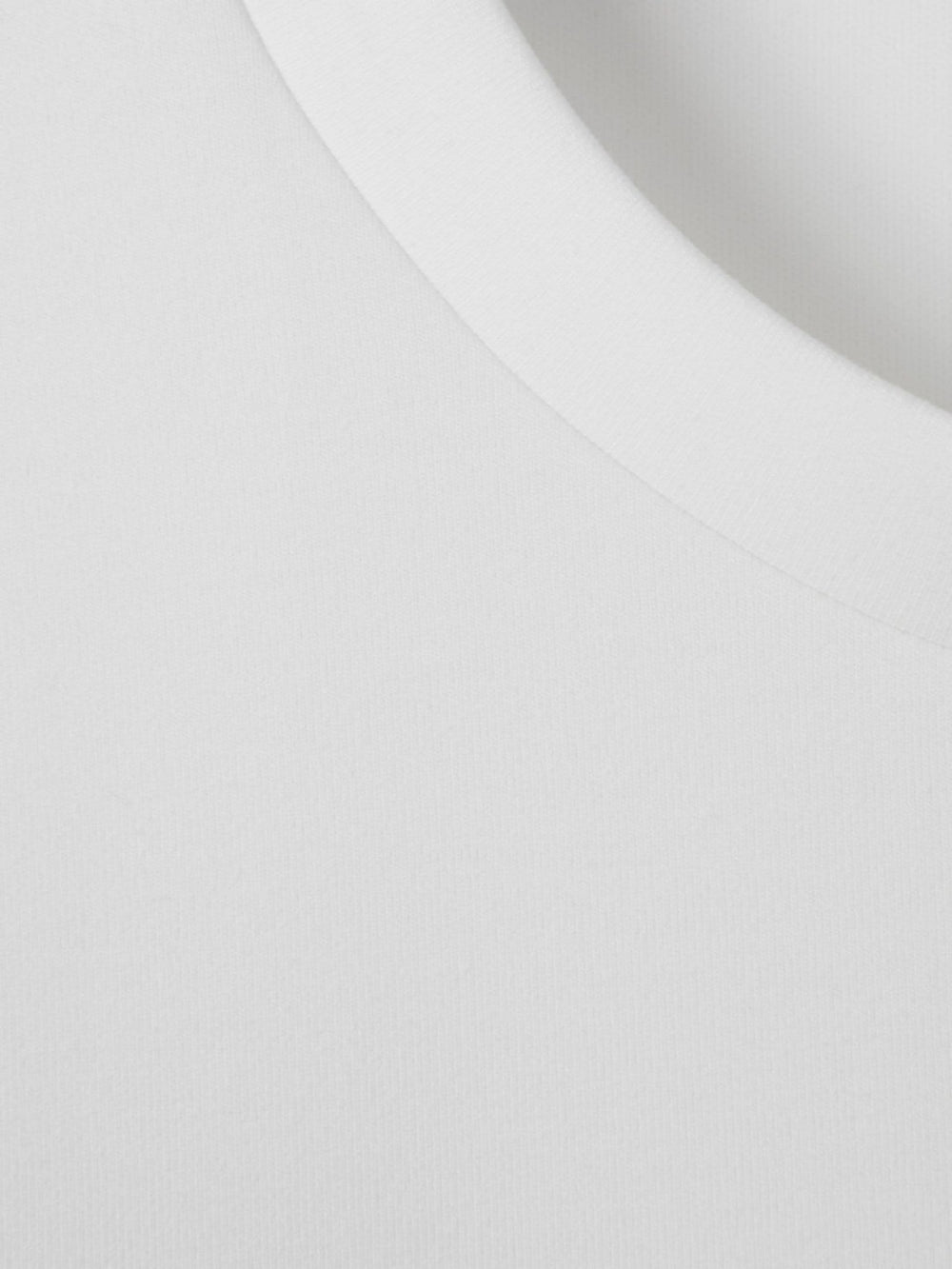 Interlock Jersey Crew Neck T-Shirt White | Men