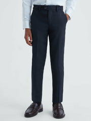 3-9 yrs Wool Blend Adjustable Trousers Navy | Children & Baby