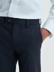 3-9 yrs Wool Blend Adjustable Trousers Navy | Children & Baby