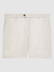 Short Length Casual Chino Shorts Chalk | Men