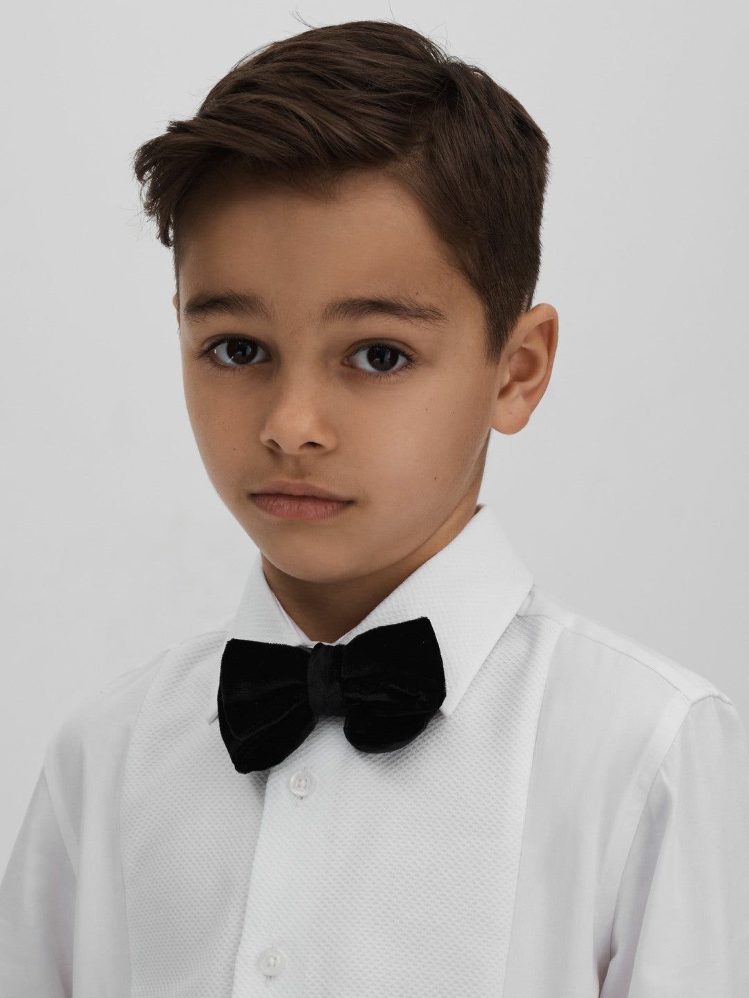 9-14 yrs Slim Fit Textured Bib Dinner Shirt White | Children & Baby