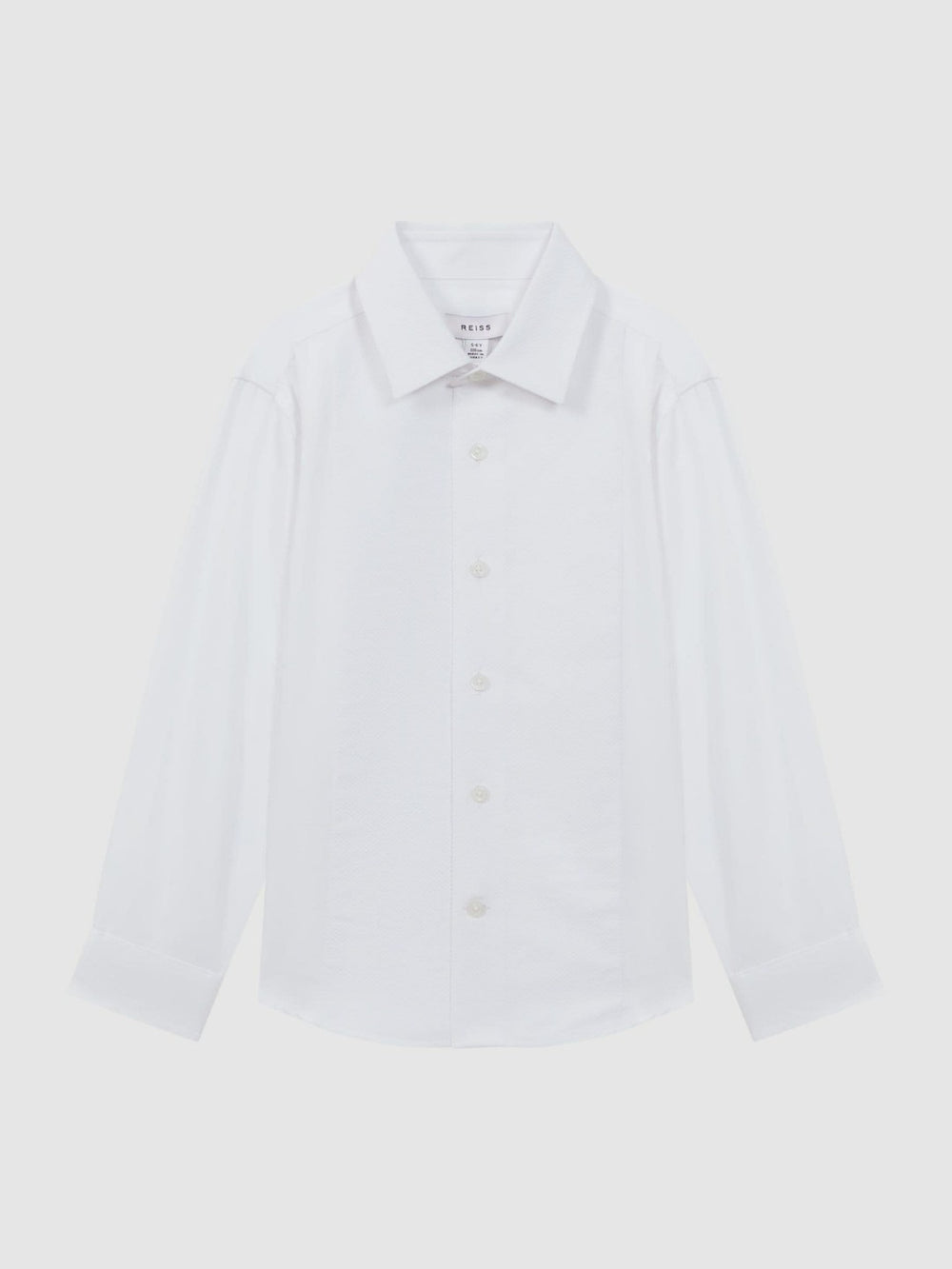 9-14 yrs Slim Fit Textured Bib Dinner Shirt White | Children & Baby