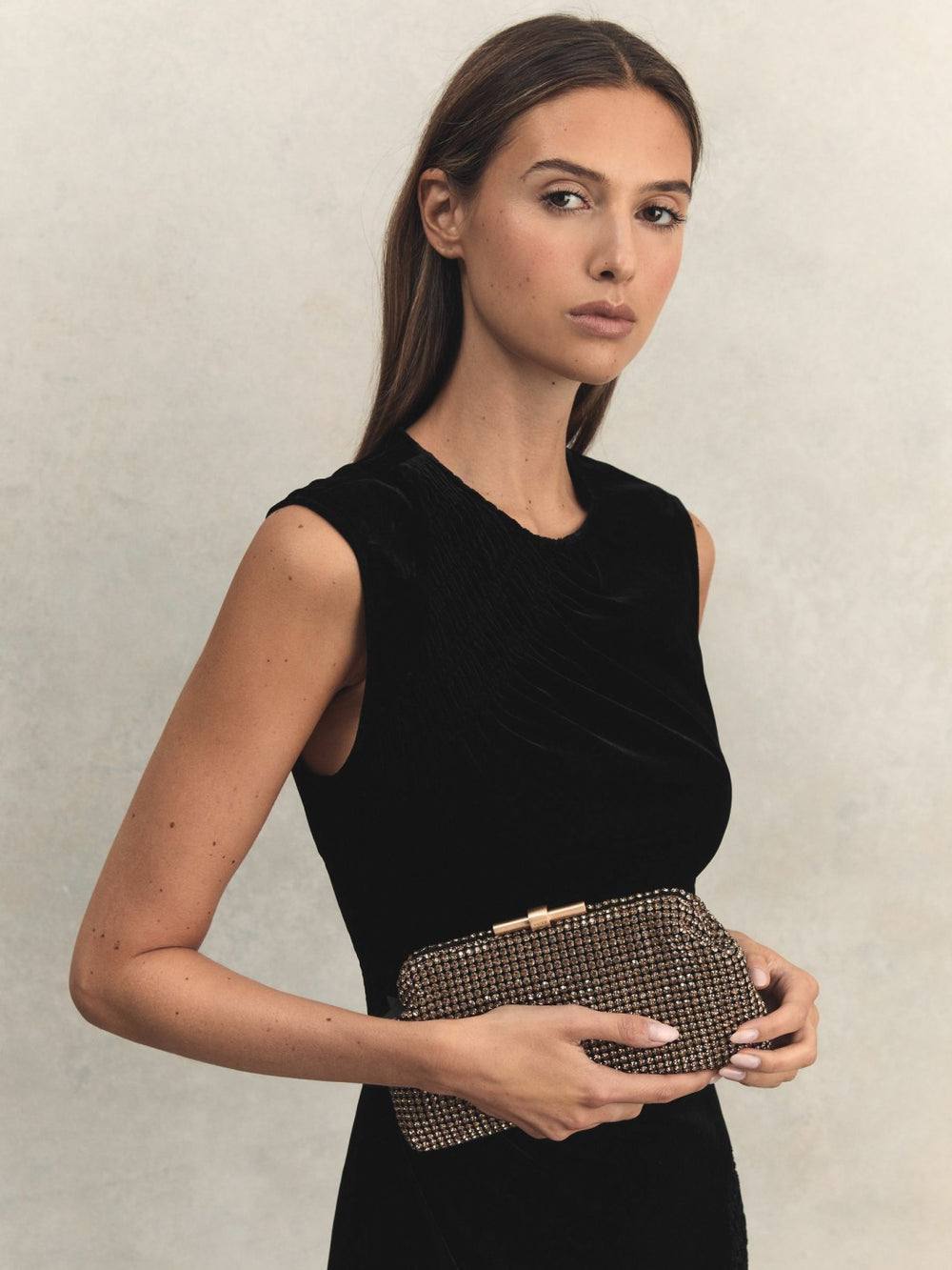 Embellished Clutch Bag Gold | Women