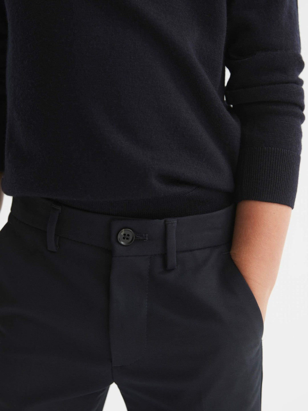 9-14 yrs Slim Fit Chinos Navy | Children & Baby