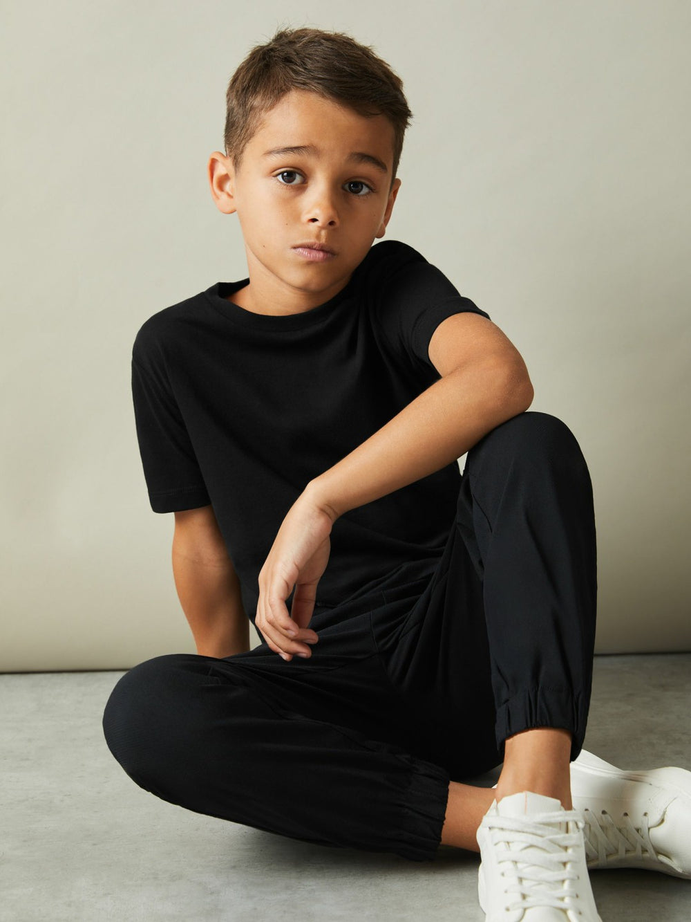 9-13 yrs Crew Neck T-Shirt Black | Children & Baby
