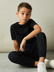 9-13 yrs Crew Neck T-Shirt Black | Children & Baby