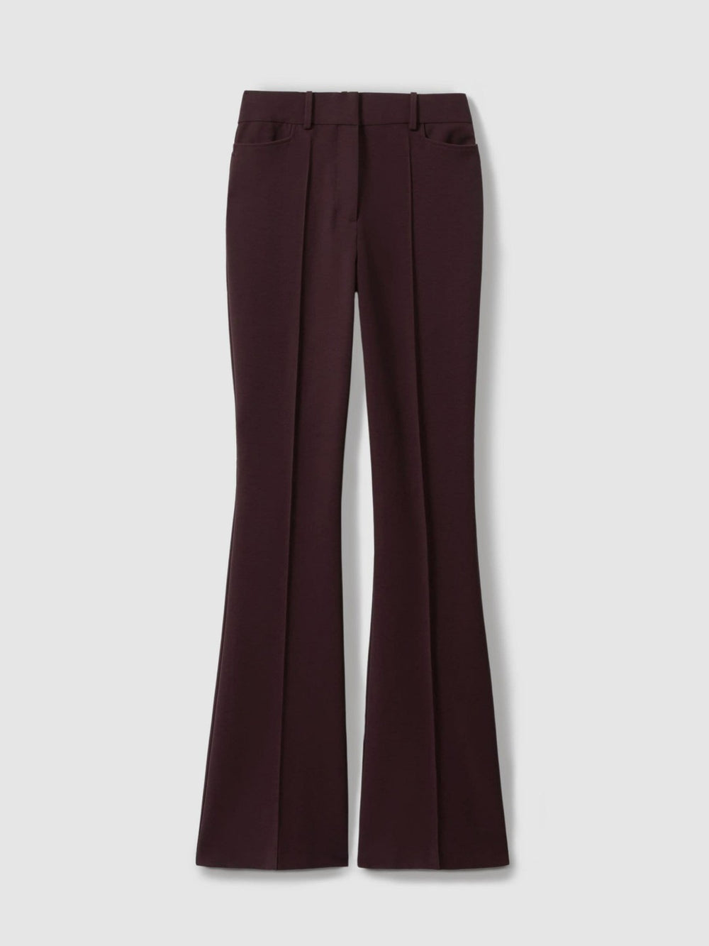 Flared Suit Trousers Berry | Women