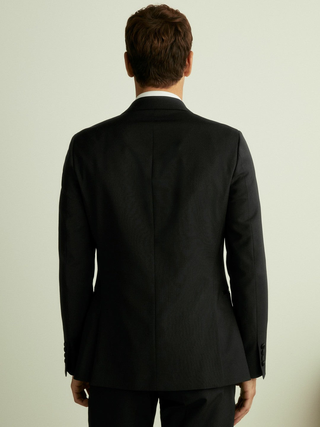 Double Breasted Tuxedo Slim Fit Jacket Black | Men