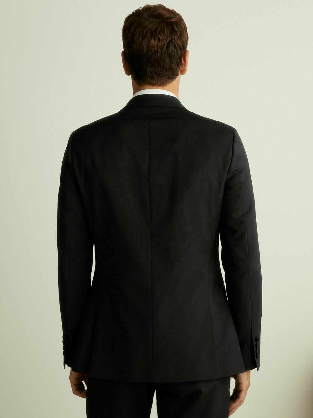 Double Breasted Tuxedo Slim Fit Jacket Black | Men