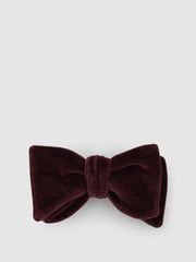 Velvet Bow Tie Bordeaux | Men